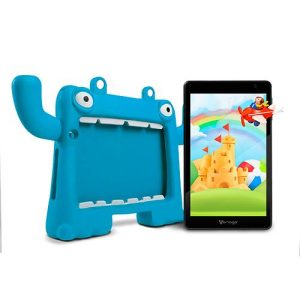 TABLET VORAGO PAD-8-KIDS 8 PULGADAS ANDROID 13 QUADCORE 4GB 64GB IPS 2MP 5MP WIFI BT GMS FUNDA AZUL