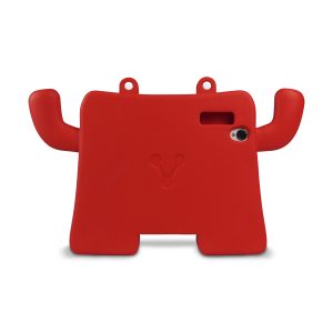 TABLET VORAGO PAD-8-KIDS 8 PULGADAS ANDROID 13 QUADCORE 4GB 64GB IPS 2MP 5MP WIFI BT GMS FUNDA ROJA