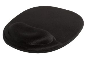 Tapete Ergonómico para Mouse de Ge PERFECT CHOICE, Negro, 20,3 cm, Gel
