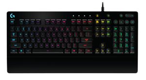 Teclado Gaming LOGITECH G213 PRODIGY, USB, QWERTY, Inglés, Negro, Multicolor