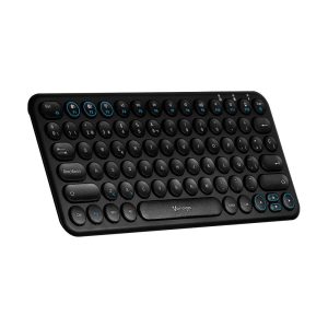Teclado Inalambrcio Vorago MOD.KBW-400 Bluetooth de dos canales, conecta tres dispositivos diferentes al mismo tiempo,a batería recargable de 400 mAh