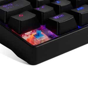 Teclado Mecánico GAME FACTOR KBG560-BL, USB, Negro