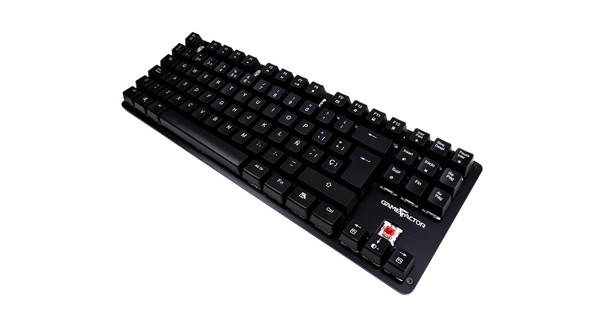 Teclado Mecánico VORAGO KBG500-BL, Alámbrico, Español, Negro, RGB
