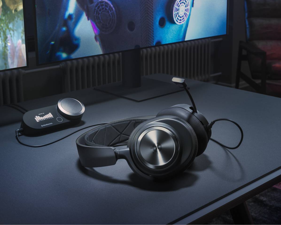 Auriculares multisistema para juegos. Controladores premium. Audio espacial de alta resolución. GameDAC Gen 2. ESS Quad-DAC. Micrófono ClearCast. PC, PS5,