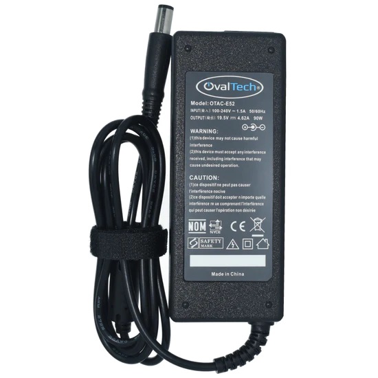 Cargador / Adaptador para Laptop OTAC-E52 OVALTECH de 90W 19.5V 4.62A (7.4*5.0)