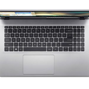 LAPTOP ACER ASPIRE 3 CORE I7-1255U; PANTALLA 15.6 FHD; 8 GB RAM; 512 GB; WIN 11 HOME; 1 año de garantía + 1 año contra Robo; PLATA
