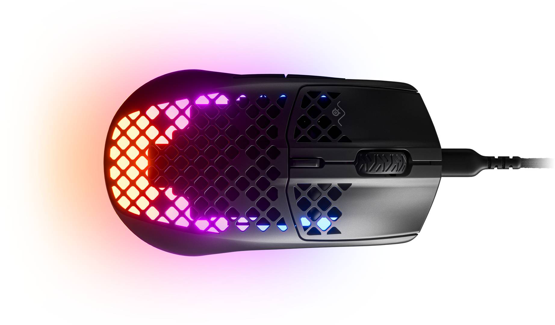 Mouse Para Juegos SteelSeries Aerox 3 Wireless. Súper Ligero. Sensor óptico de Aire TrueMove de 18.000 CPI. Diseño Ultraligero de 68 g Resistente al Agua.