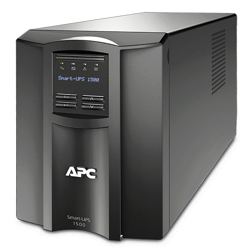 No Break Capacidad 1440 VA 1000 watts, 120V, APC SMT1500C, 1440 VA, 1000 W, 3 h, Negro, Industrial y Oficina