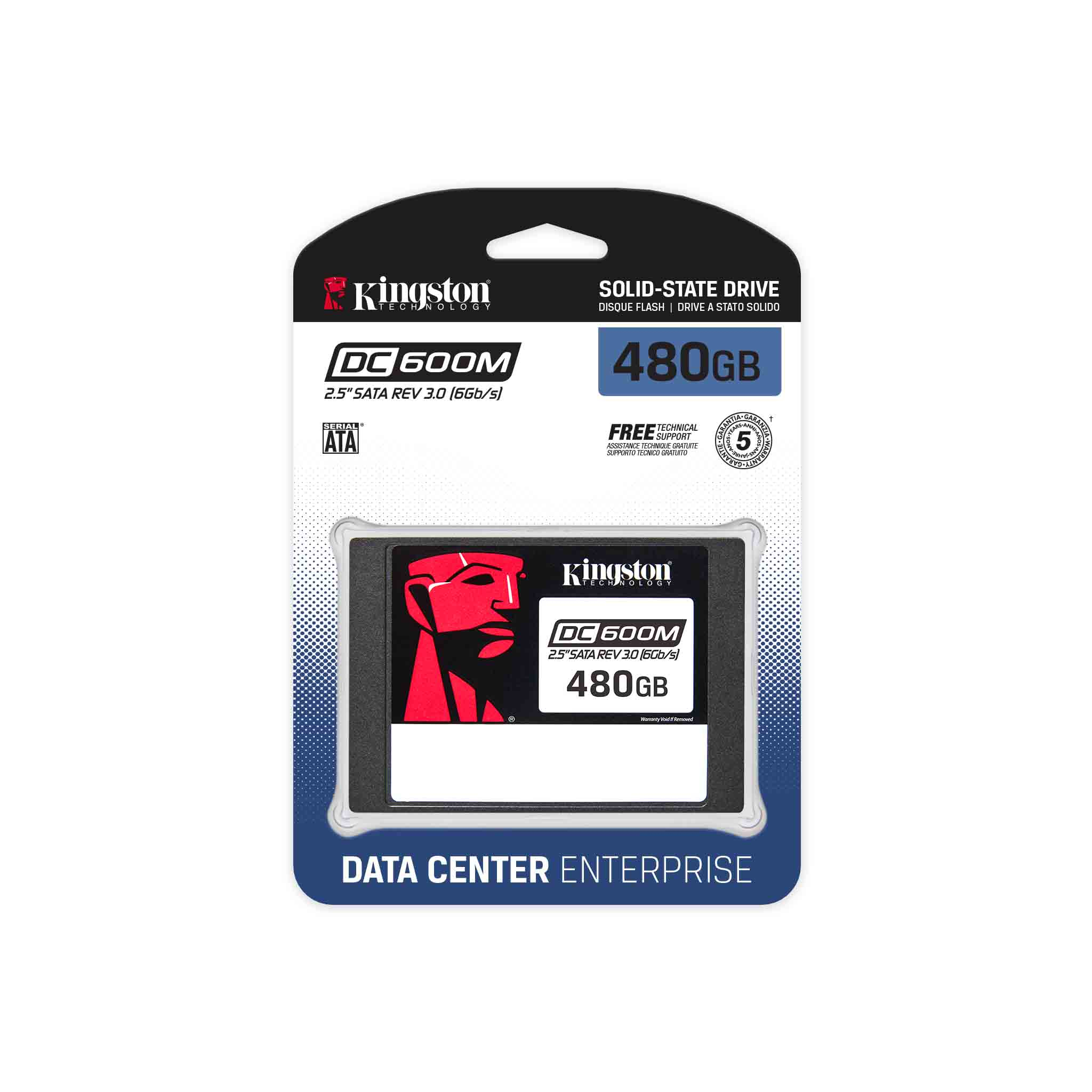 SSD DC600M 2.5 KINGSTON 480GB SEDC600M/480G