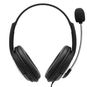 Diadema USB con Micrófono, negro/plata, Audífono, 263953, BRobotix