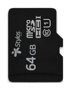 Memoria Micro SD 64GB S/A Stylos. STMSDS4B