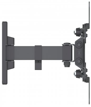 461399 Soporte para TV, de pared, movimiento articulado, pantallas planas de 13 a 43 de máximo 20 kg.Se despliega desde la pared hasta en 19 cm