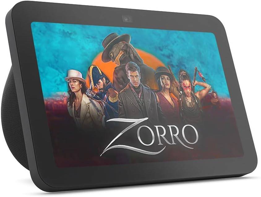 Amazon Echo Show 8 Gen3 2023 Asistente de Voz. Pantalla 8 HD, Inalámbrico/Alámbrico, Negro