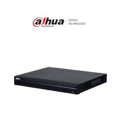 DAHUA DHI-NVR4216-16P-4KS3 NVR de 8 MP/ 4k / 16 Canales IP/ 16 Puertos PoE/ Rendimiento de 160 Mbps/ Smart H.265+/ 2 Bahias de Discos Duros/ Salidas de Vid
