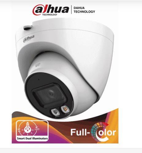 IPC-HDW2449T-S-IL - Domo IP 4MP Luz Dual Inteligente+Full Color/WizSense/2.8mm/Microfono/30 Mts IR, Luz Visible/Ranura MicroSD/WDR 120dB/SMD Plus/PoE