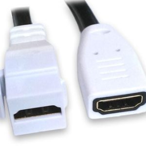 Jack HDMI BROBOTIX 104691, HDMI, Color blanco