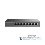 Switch No Administrable de 8 puertos Gigabit con 4 puertos Poe hasta 60W de salida, compatible con GWN Cloud , carcasa metalica