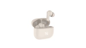 AUDIFONOS IN-EAR NTWS-103 BLUETOOTH 5.3 TWS SUPER BASS MANOS LIBRES HASTA 5 HRS DE DURACIÓN, 4 INDICADORES DE CARGA EN DOCK, BEIGE