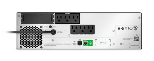 No Break APC SMTL1500RM3UC Línea Interactiva, 1350W, 1500VA, Entrada 75 - 154V, Salida 110 - 127V, 6 Contactos