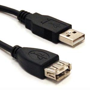 Cable USB Extensión BROBOTIX 102334, 1,8 m, Negro