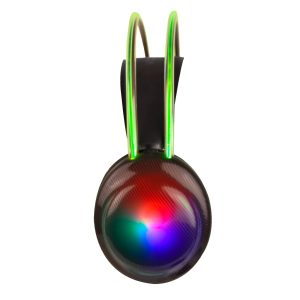 DIADEMA GAMER PERFECT CHOICE TRANSPARENTE RGB - HELUMO