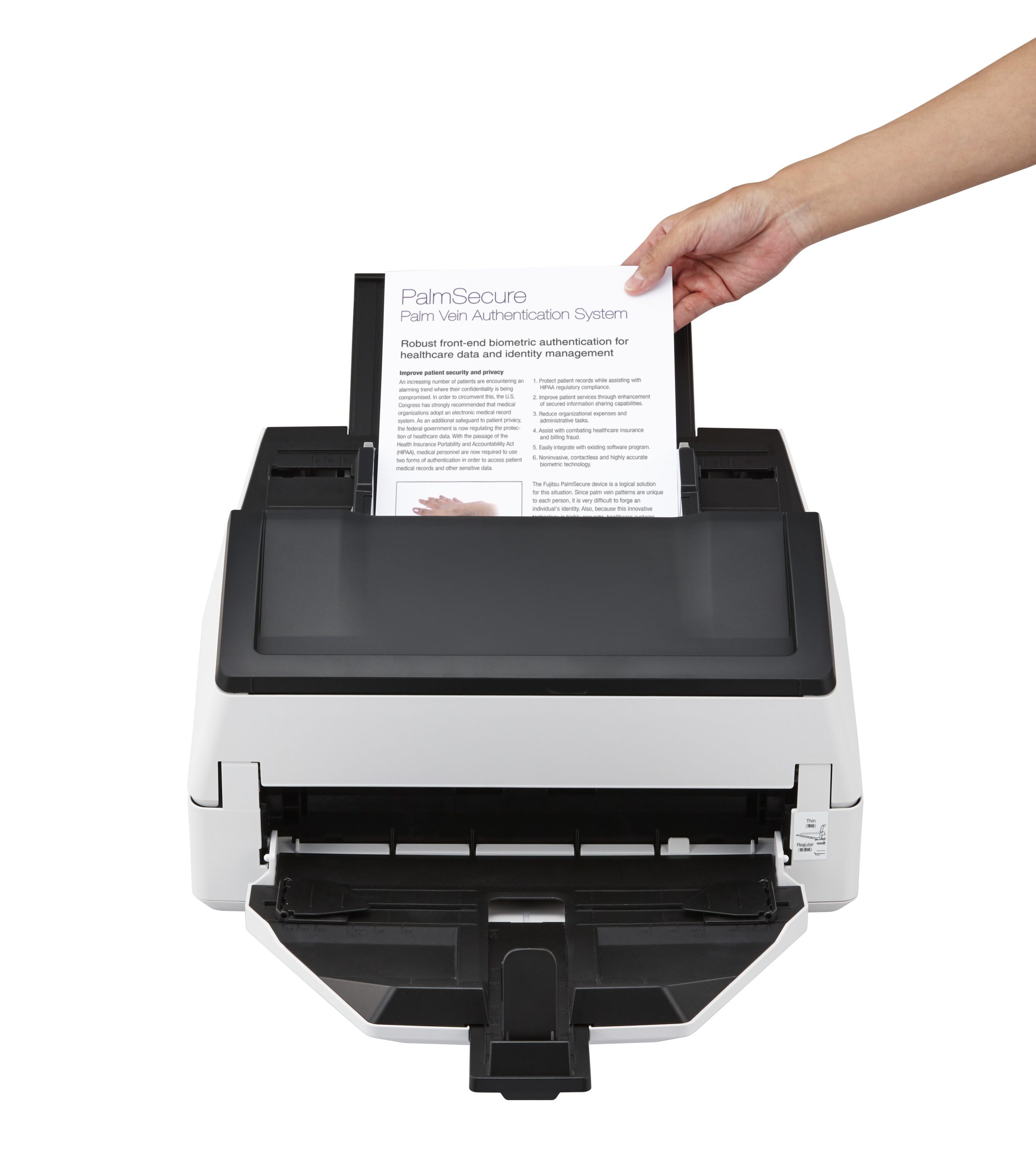 Escáner documental FUJITSU FI-7600, 304,8 mm x 431,8 mm, ADF, 2 CCD, 44.000 páginas, 80 ppm
