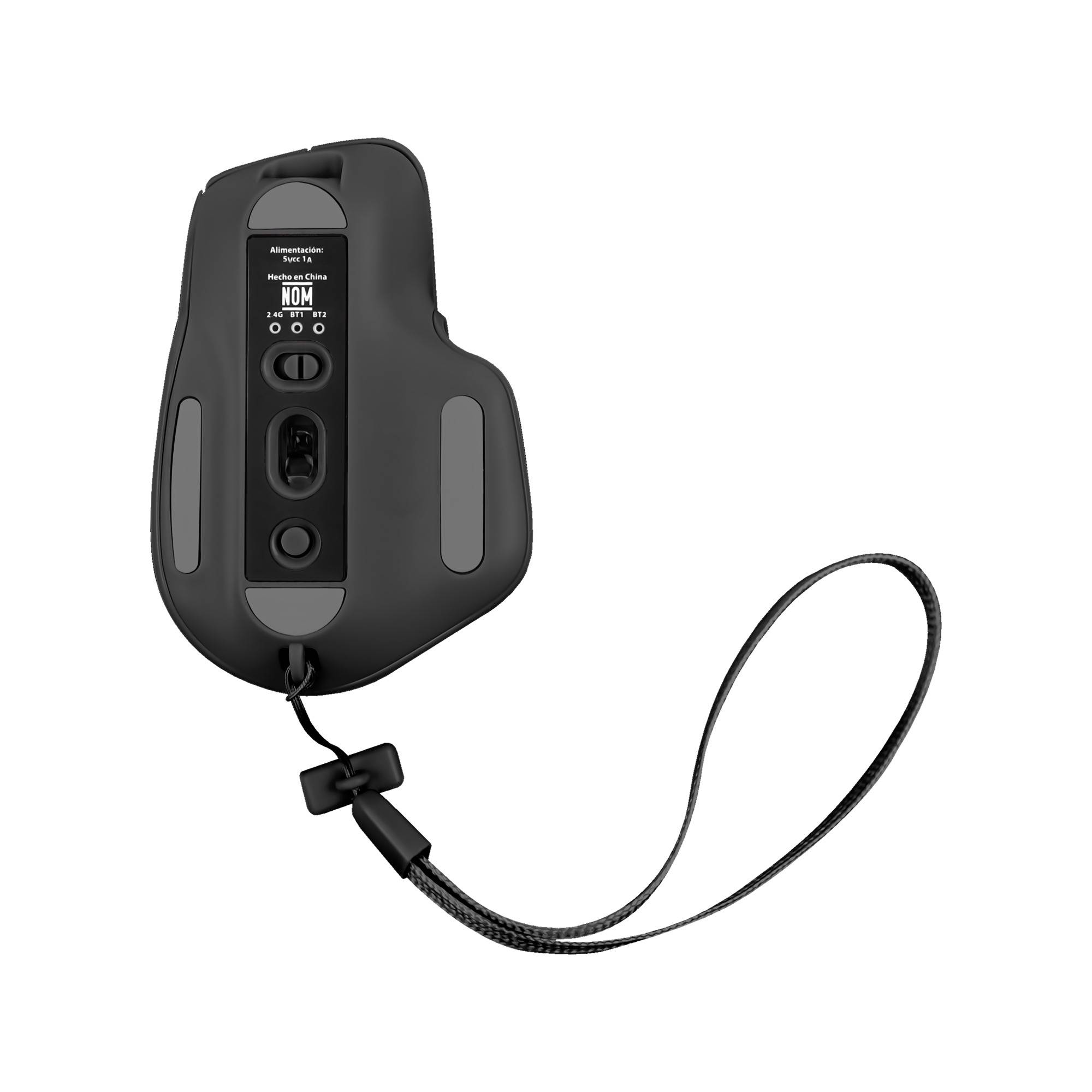 MINI RATÓN RECARGABLE PERECT CHOICE CONEXIÓN Y CONECTOR DUAL - PIXIE NEGRO