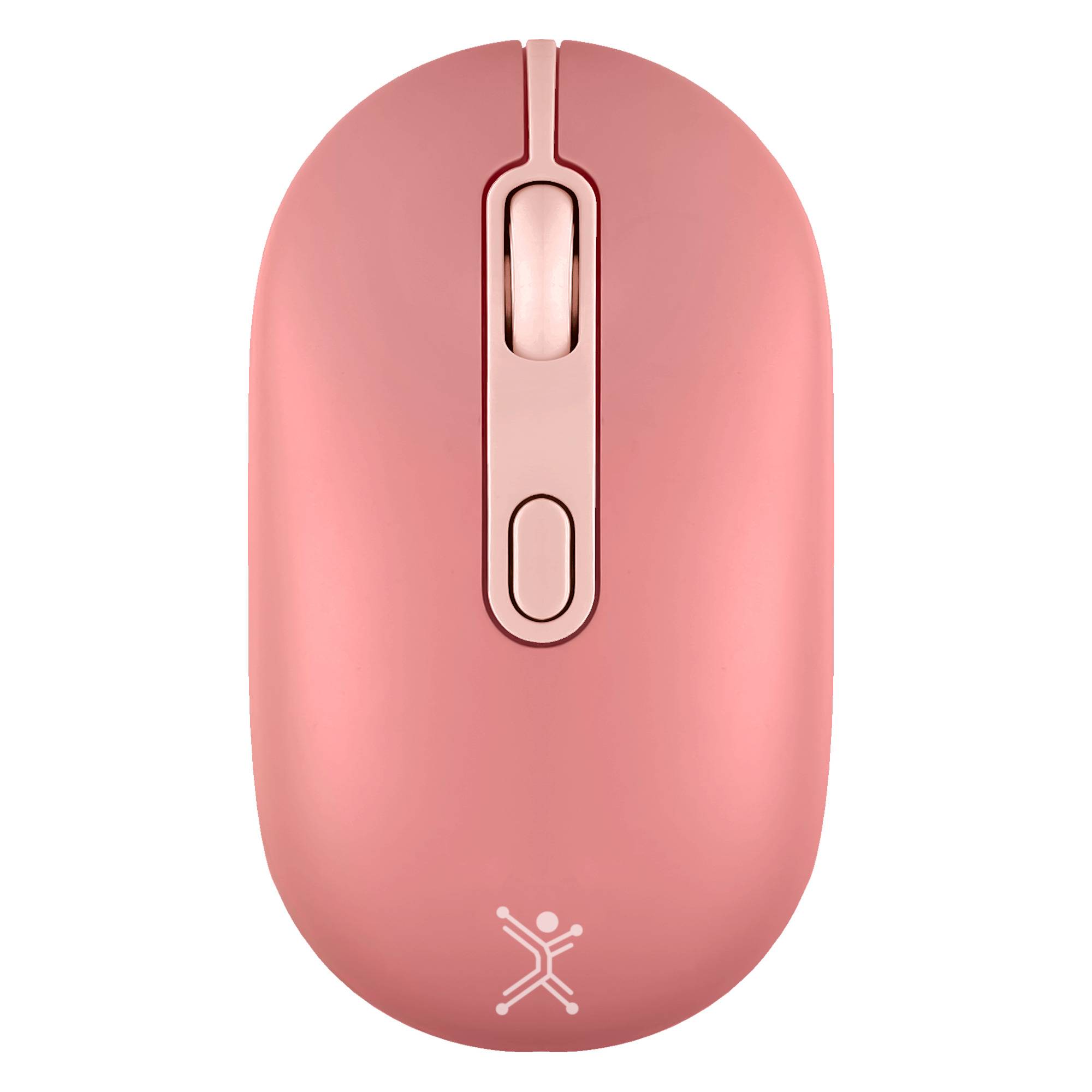 Mouse Inalámbrico COLORI ROSA, recargable 2.4 GHz B