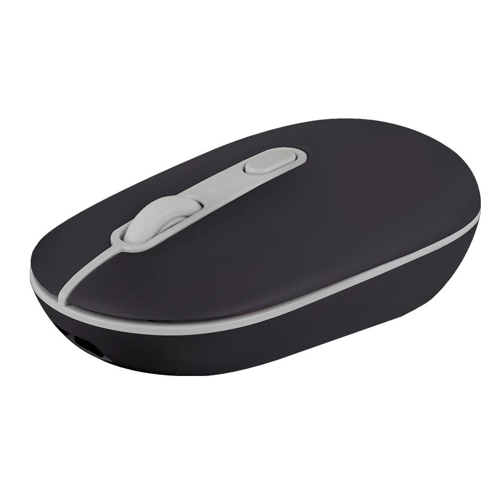 RATÓN RECARGABLE PERFECT CHOICE 2.4GHZ+BT CLIC SILENCIOSO COLORI - NEGRO