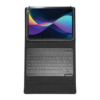 FUNDA PROTECTOR C/TECLADO RECARGABLE, MAGNÉTICO, RETROILUMINADO, RGB, BLUETOOTH V3.0