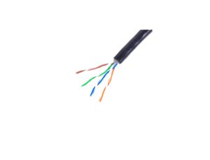 SAXXON OUTP5ECCAEXT - Cable UTP CCA / Categoria 5E / Color negro / Exterior / 305 Mts / 4 Pares / Doble forro/