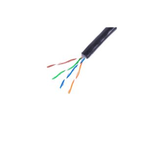 SAXXON OUTP5ECCAEXT - Cable UTP CCA / Categoria 5E / Color negro / Exterior / 305 Mts / 4 Pares / Doble forro/