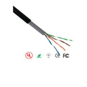 SAXXON OUTP5ECCAEXT - Cable UTP CCA / Categoria 5E / Color negro / Exterior / 305 Mts / 4 Pares / Doble forro/