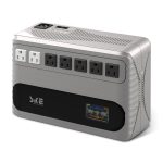 UPS Interactivo SKE Energy GF1000 1000va/600w, Color Plata y Negro, Voltaje de Entrada y Salida 120V