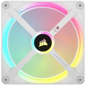 Ventilador CORSAIR CO-9051008-WW, RGB, Consumo de energía: 1.02A, Control PWM, Nivel de sonido: 10 - 37 dBA