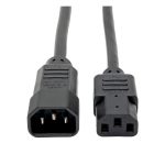 Cable de Alimentación P004-006-13A para PDU, C13 a C14 - 13A, 250V, 16 AWG, 1.83 m [6 pies], Negro