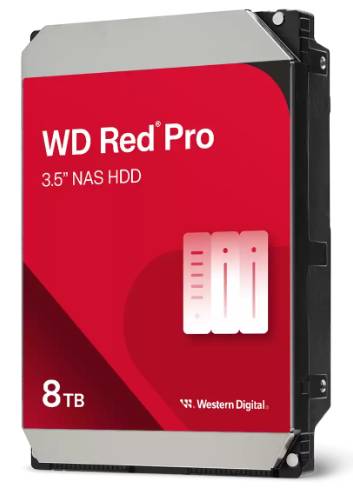 Disco Duro Western Digital RED WD8005FFBX 8TB, SATA, 7200 RPM, 3.5 Pulgadas Caché 256MB, Velocidad de transferencia: 235MB/s, Modelo: WD8005FFBX