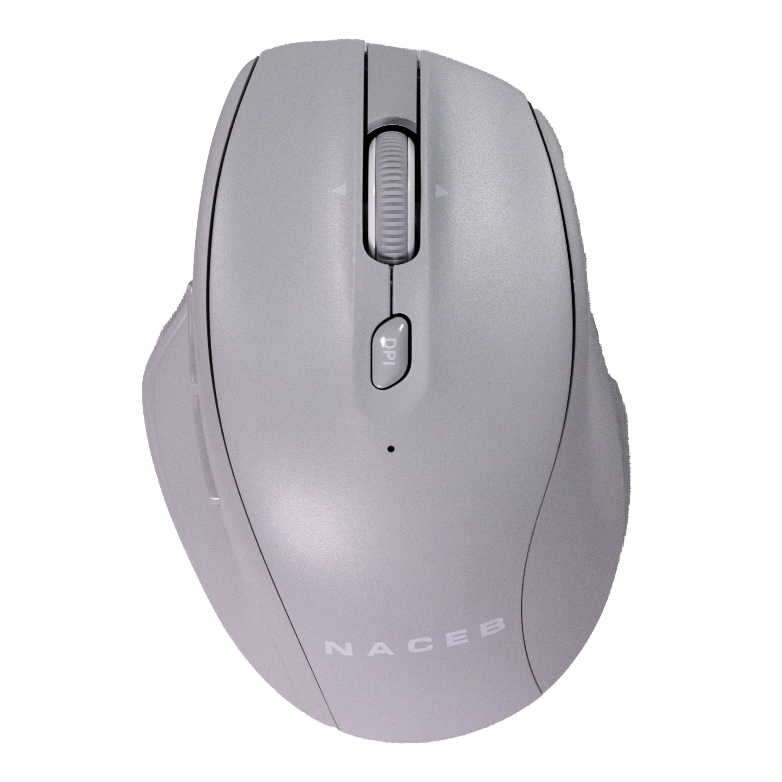 Naceb Mouse Inal Dual Mode 2.4G+Bt Gris Na-0139G