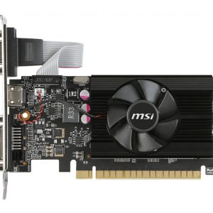 Tarjeta de video MSI GT 710 2GD3 LP, NVIDIA, GeForce GT 710, 2GB, GDDR3-SDRAM, PCI Express 2.0