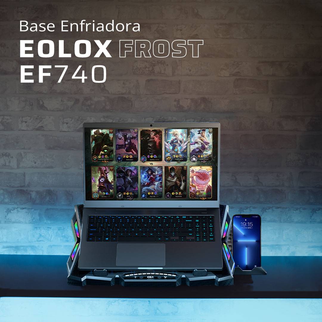 Base Enfriadora para Laptop EOLOX FROST EF740