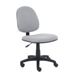 Silla Básica Nextep NE-650BG de Altura Ajustable Color Gris, Base Giratoria Tela en Malla Ajustable 10 cm, Cromada , soporta hasta 120 kg