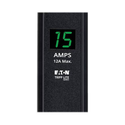 Barra PDU Monofásico, Tripp Lite, Modelo PDUMV15, PDU Monofásico de 12A 120V con Medidor Digital Local