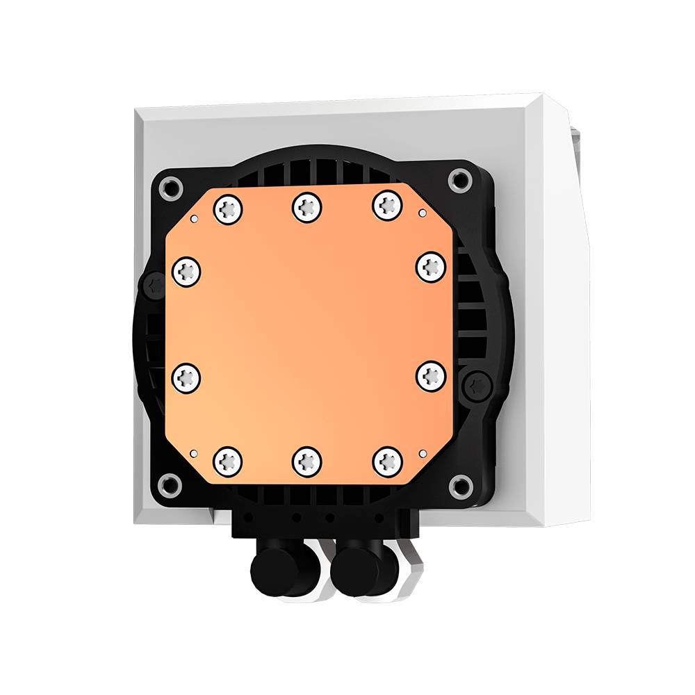 Enfriamiento Liquido DeepCool LT240 ARGB , 2 x 120mm, 600-2400 RPM Blanco R-LT240-WHAMNC-G-1