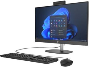 Computadora de escritorio All in One HP 240 G10 23.8 (9P4K1LA#ABM) Procesador Intel i5-1335U, Disco Duro SSD de 512 GB, Memoria 8 GB de RAM DDR4-3200 Windo