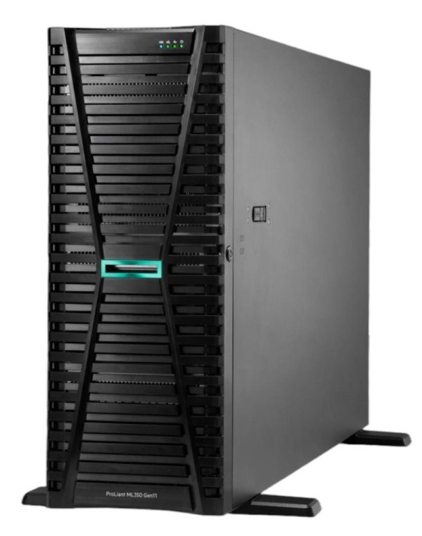 Servidor HPE ProLiant ML350 Gen11 4410Y 2 GHz 12c 1P 64 GB-R 8 SFF MR408i-o SSD 2x960GB y fuente redundante 2x800W LA