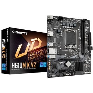 TARJETA MADRE GIGABYTE ATX H610M K V2 DDR5, S-1700, 64 GB, PARA INTEL