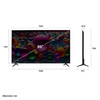 TELEVISION LG LED 86UA7500PSA 4K SMART