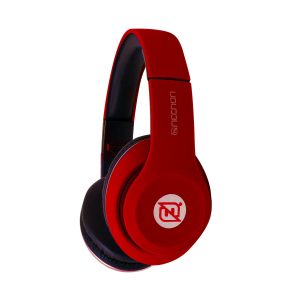 AUDIFONOS OVER-EAR BLUETOOTH NBH-01 SONIDO HI-FI 3.5MM RADIO FM MICRO SD 3.5MML MANOS LIBRES RUBBERIZED ROJO
