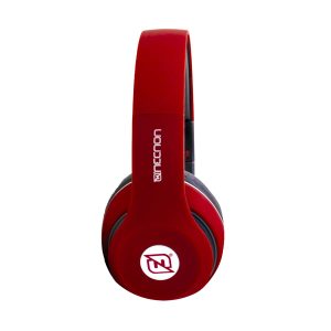 AUDIFONOS OVER-EAR BLUETOOTH NBH-01 SONIDO HI-FI 3.5MM RADIO FM MICRO SD 3.5MML MANOS LIBRES RUBBERIZED ROJO
