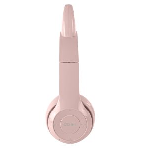 Audífonos Bluetooth Inalámbricos para Niños Luz LED Catto Rosa | PERFECT CHOICE
